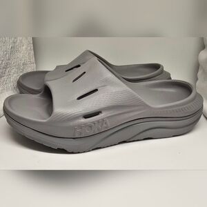 NWOT Hoka Charcoal Slide Sandals 8